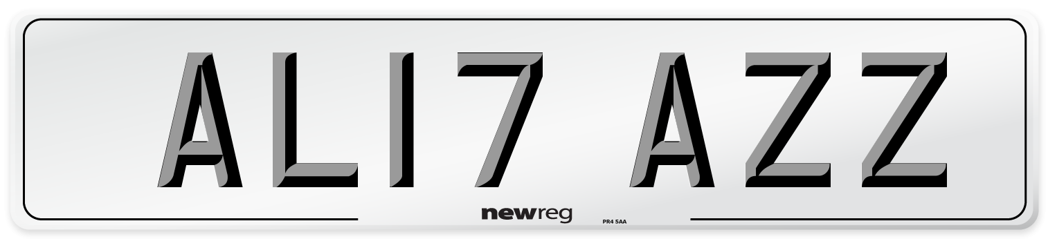 AL17 AZZ Number Plate from New Reg